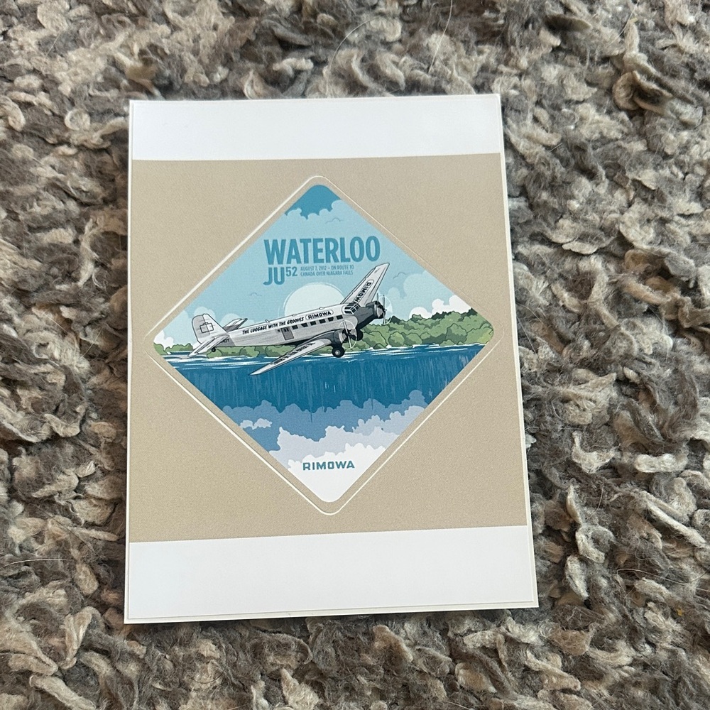 RIMOWA Waterloo Aviation Art - Blue and Green